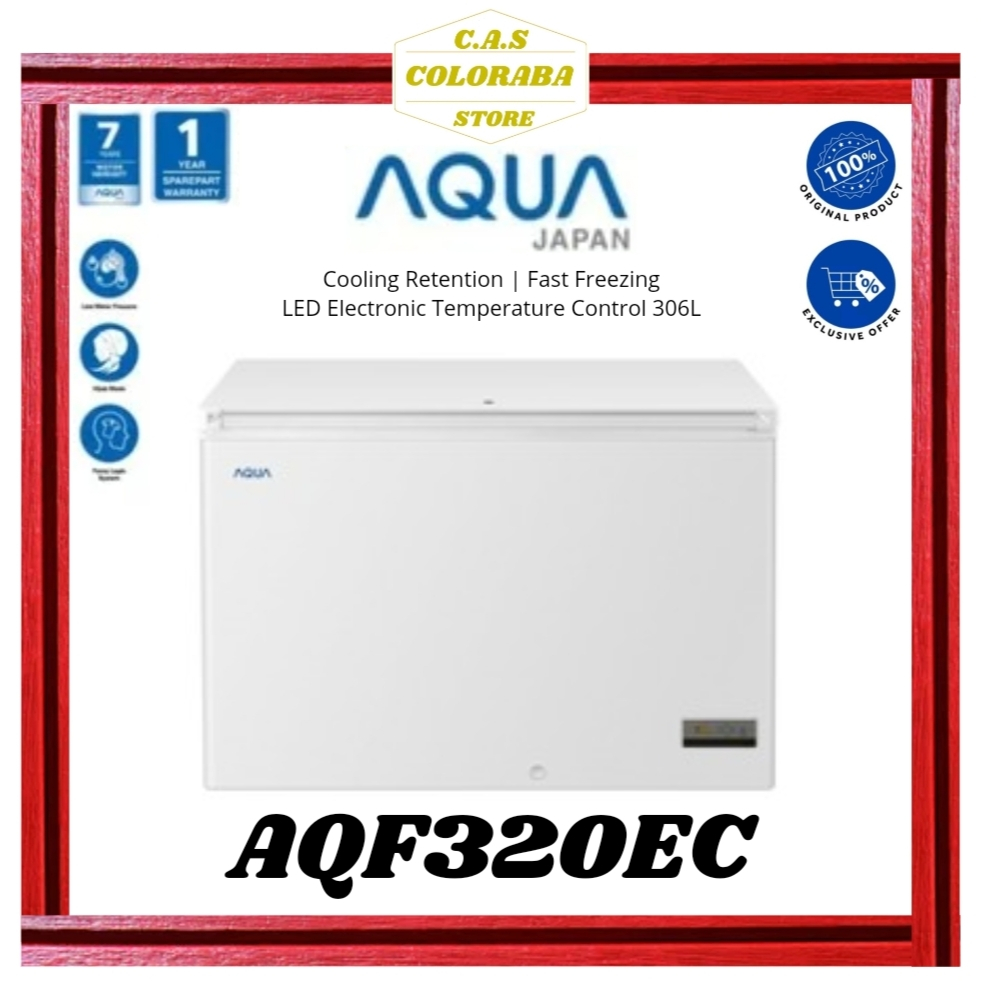 CHEST FREEZER AQUA AQF320EC FREZEER BOX 2306L AQF-320EC AQF320 AQF-320