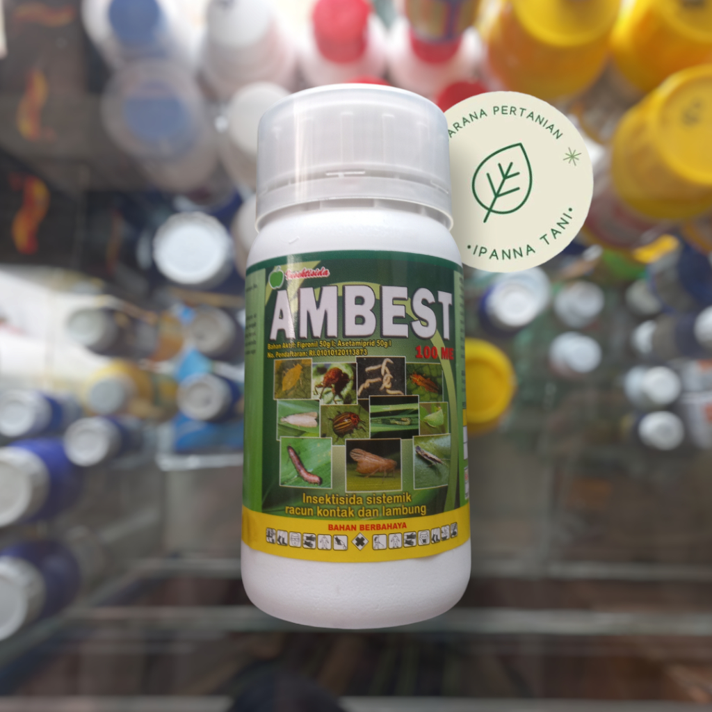 INSEKTISIDA AMBEST 100ME  100ML 250ML – PENGENDALI HAMA ULAT GRAYAK DAN WERENG COKLAT PADA TANAMAN