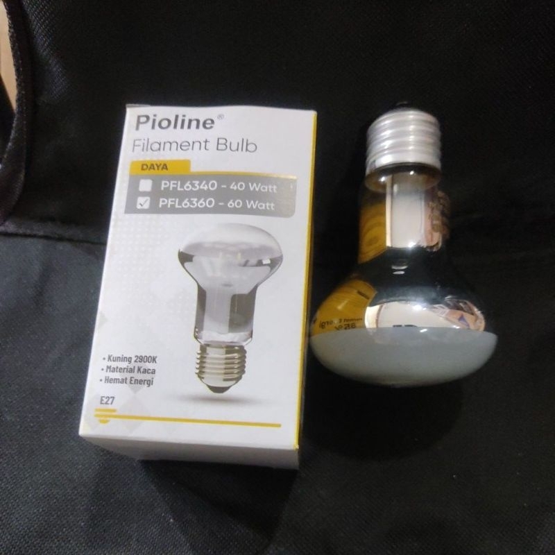 PIOLINE Lampu Chicken / Lampu Filament 60 Watt & 40 Watt PIOLINE Cahaya Kuning Hangat