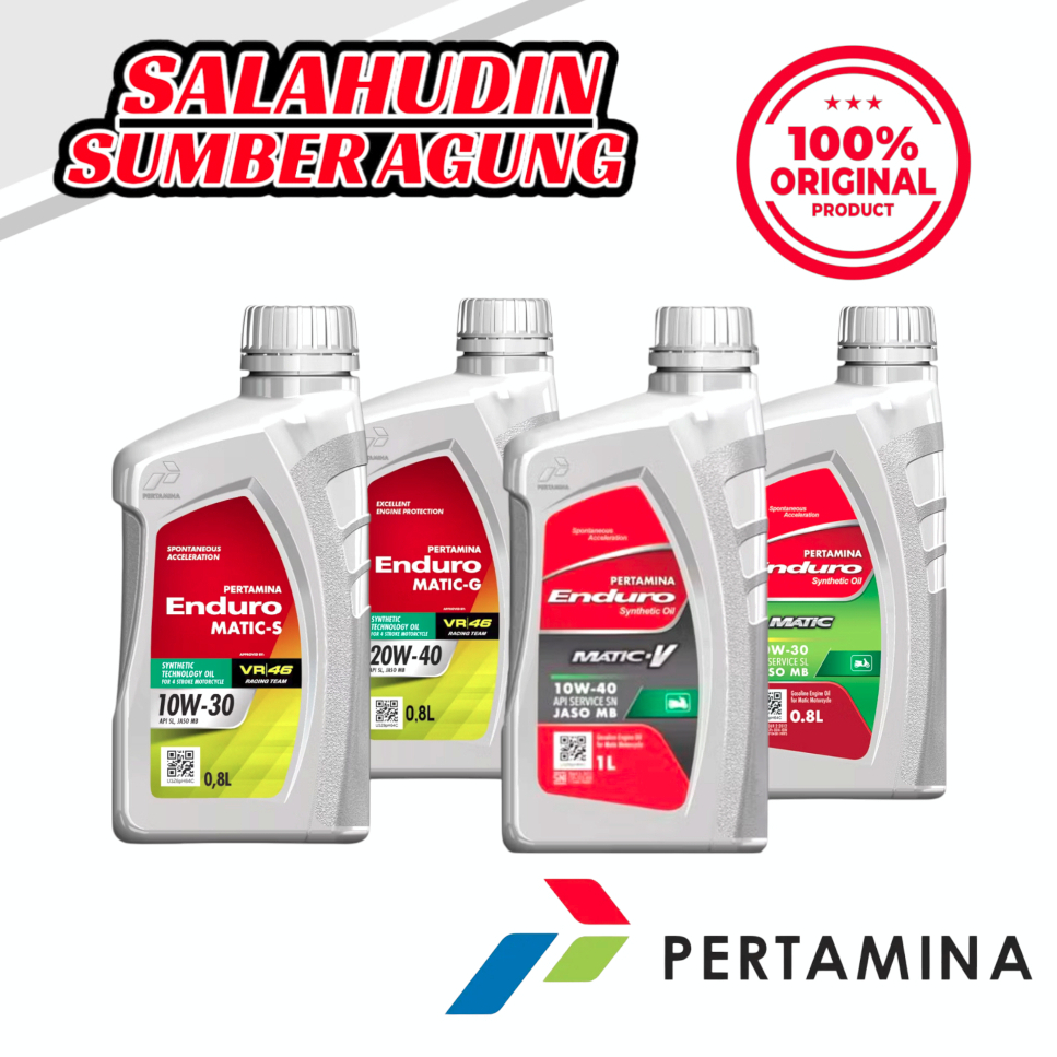 Oli Enduro Matic S, Matic G, Matic V Jamin Original Pertamina