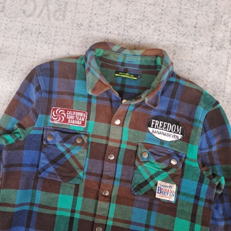 BANANA SEVEN FLANNEL SURF TEAM