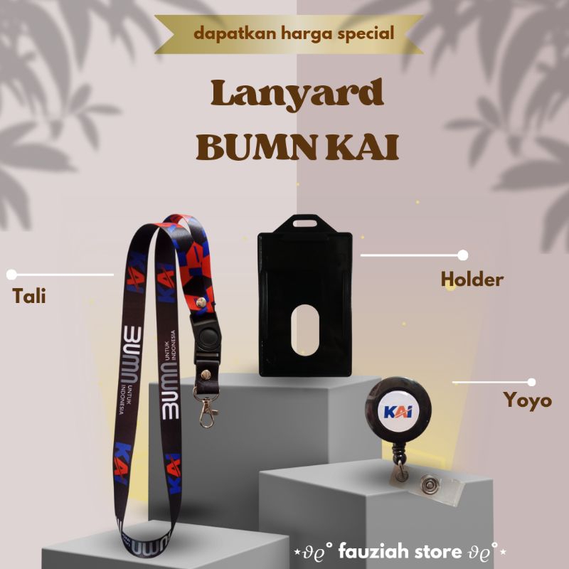 

READY! Tali / Lanyard BUMN KAI Hitam Termurah Se Indonesia!!!