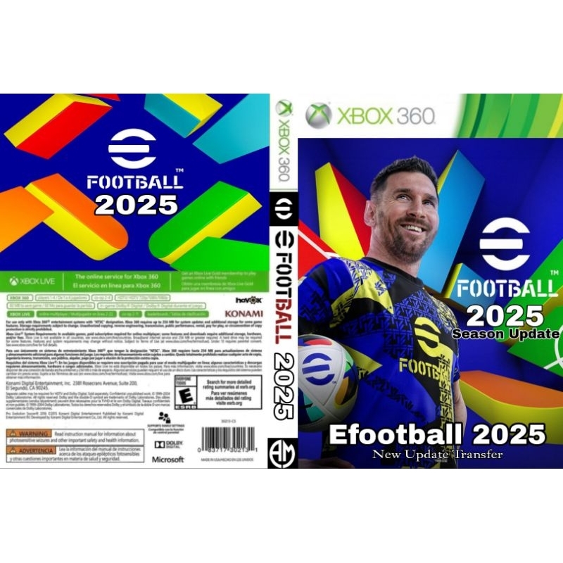 PES 25 xbox 360 Rgh + FIFA EA FC 25 ( BUNDDLE SUPER HEMAT )
