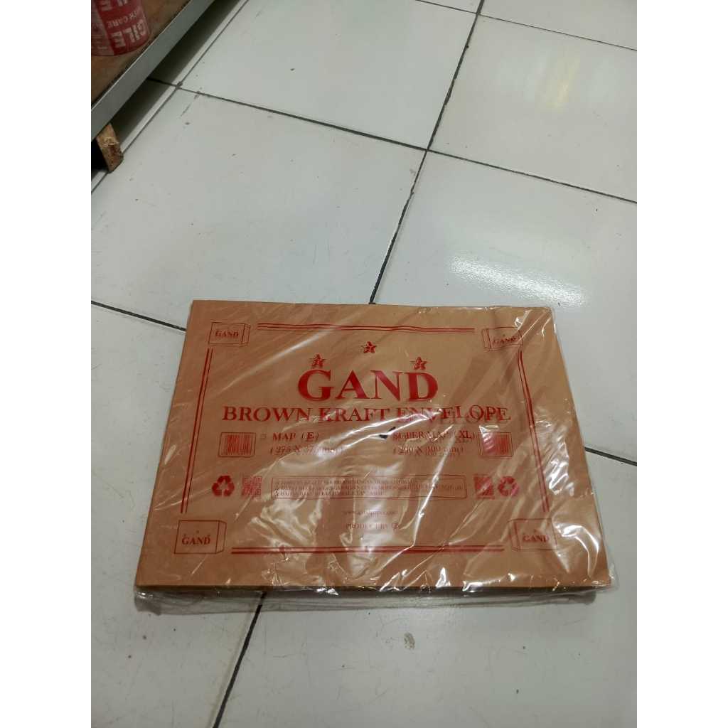 

amplop coklat super map 290 x 400 1 pack isi 100 pcs
