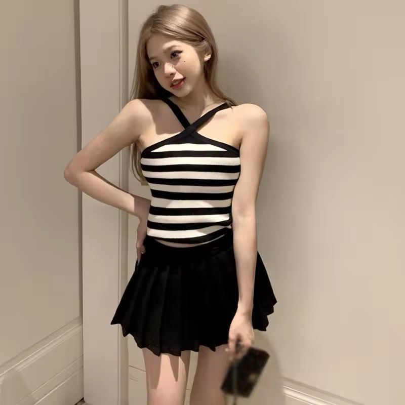 beststore_id96 - Tanktop Halter Neck / Crop Top Rajut / Tanktop Halter