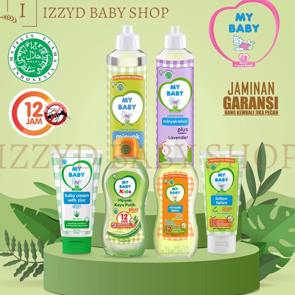 

oaBaru My baby MY BABY minyak telon plus eucalyptus Lavender 6ml 9ml 15ml Longer Protection 6ml 9ml 15mlMinyak kayu putih 6ml 9mlCream Zinc 5gLotion Telon Plus 5ganti nyamuk 15 ml 9 ml 6 ml my baby P9