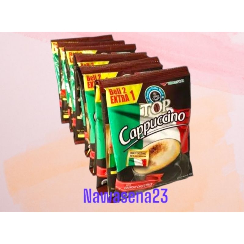 

TOP kopi Cappuccino 1renceng 15 sachet