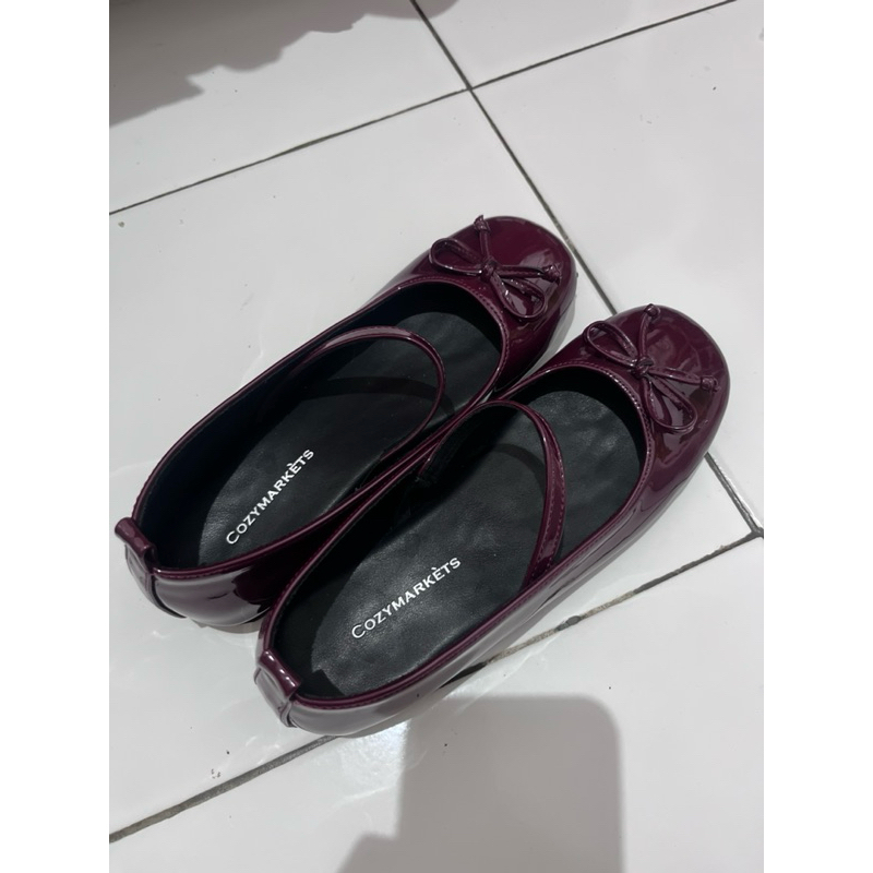 Red Flatshoes Cozymarkets