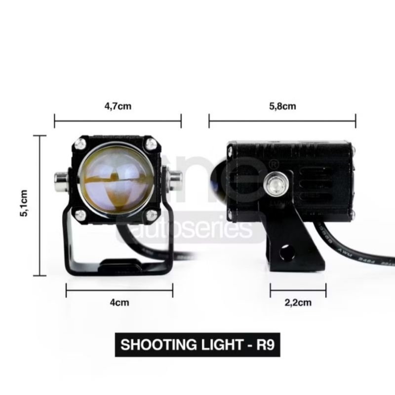 LAMPU TEMBAK LASER R9 LUXIMOS Original Lampu Sorot Laser 40 watt Bergaransi