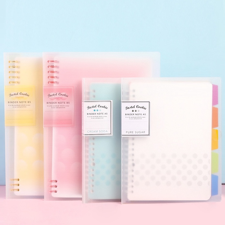 

a6Super Promo Binder Kokuyo Pastel Cookies D58