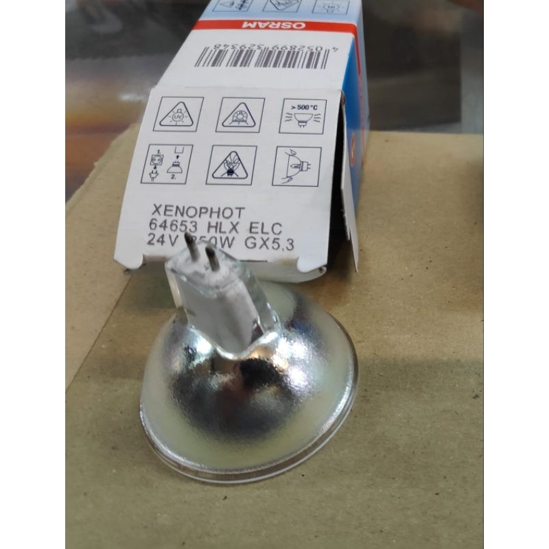 Lampu Halogen Mangkok ELC 64653 24v 250w Mr16 Osram
