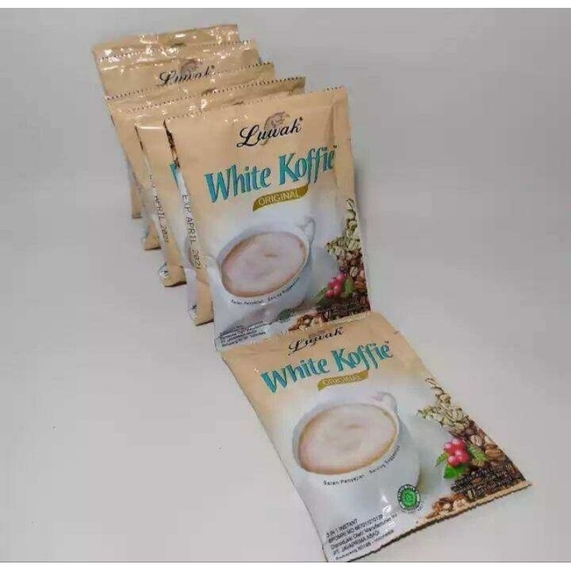 

Kopi Luwak White Coffee Original 1 Renceng isi 10pcs