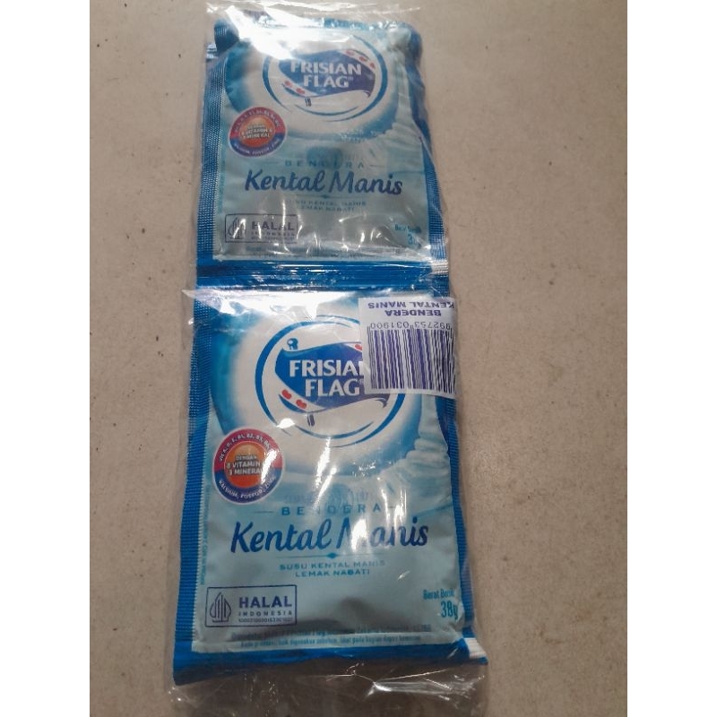 

susu bendera sachet 1 pak isi 6