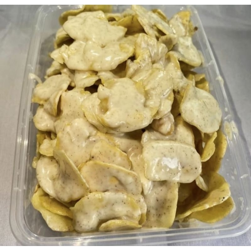 

Keripik Pisang Kepok Tiramissu