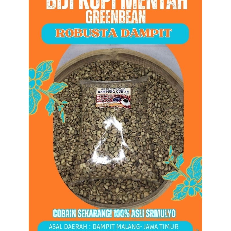 

kopi jiqu robusta dampit 25kg greenbean biji kopi mentah dm 6-7,5mm