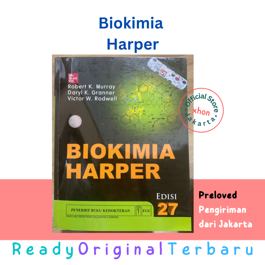 [Preloved] ORIGINAL Biokimia Harper Edisi 27 | EGC | Bahasa Indonesia | Biochemistry | Biokim