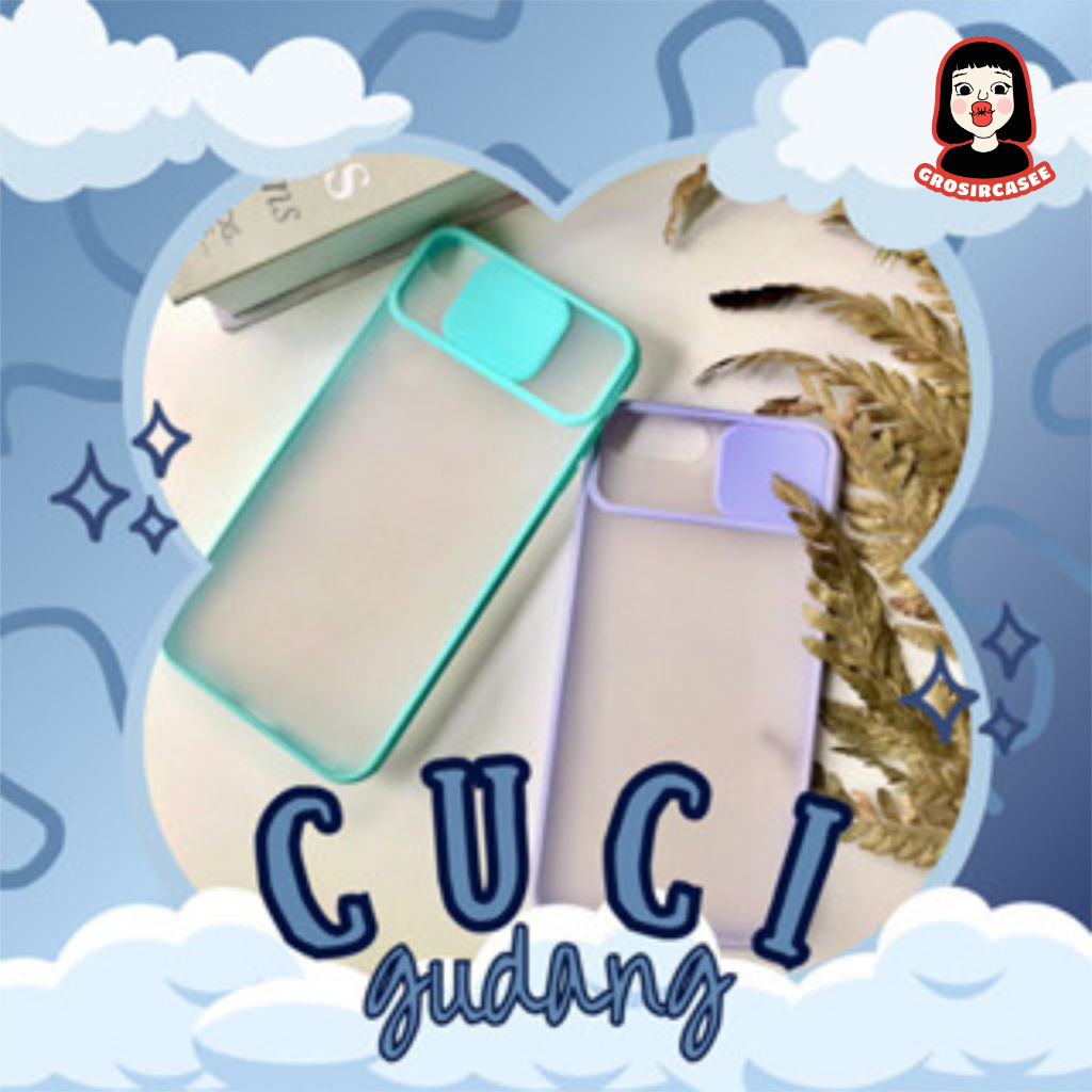 [CUCI GUDANG] Slide Case iphone 7 8 plus redmi note 9 6 fp samsung a32 4g 5g j7 prime a10 a20 a20 a3