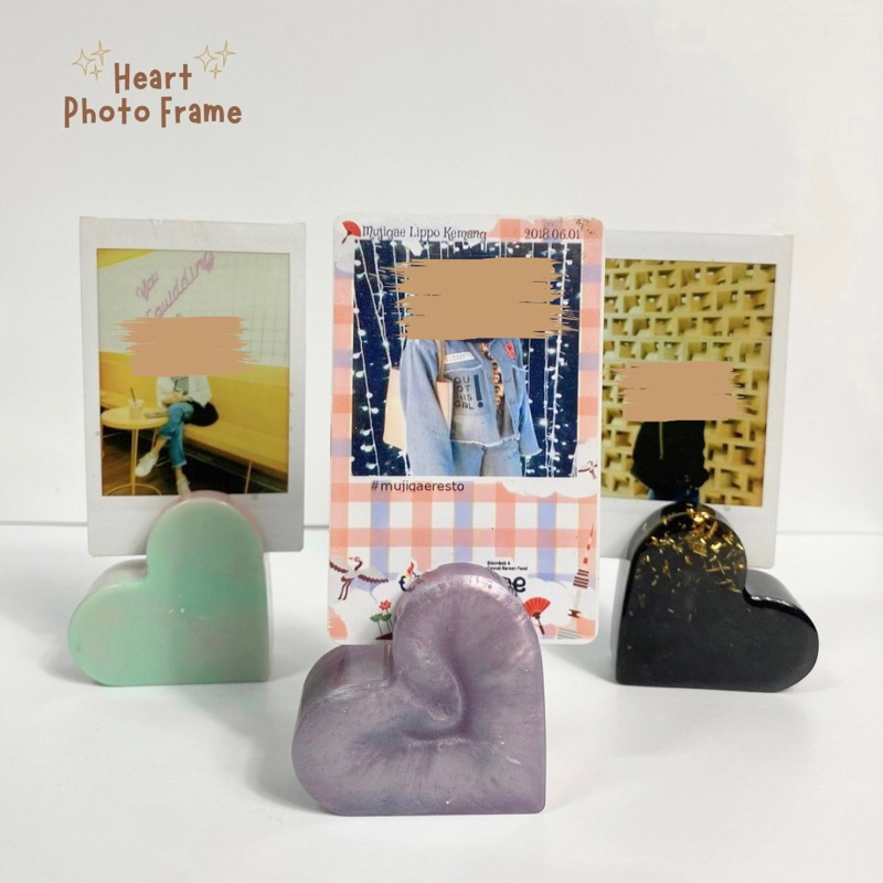 Resin Heart Photo Frame | Resin Photo Frame | Resin Art | Resin Gift