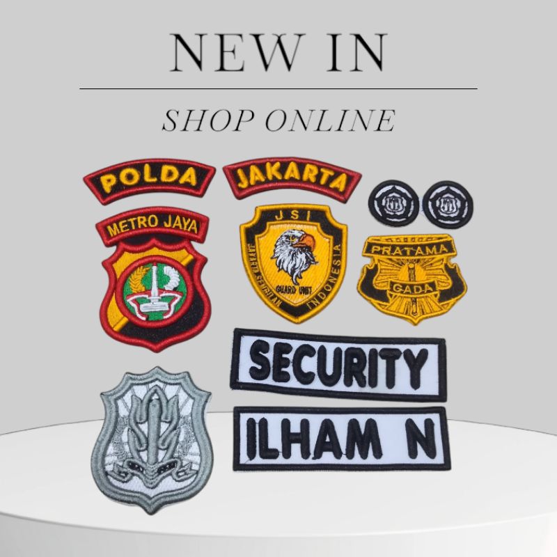 LOGO BORDIR PDH SATPAM LENGKAP