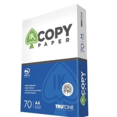 

q8 Ready KERTAS PRINT KERTAS FOTOCOPPY HVS A4 COPY PAPER 7gr A38