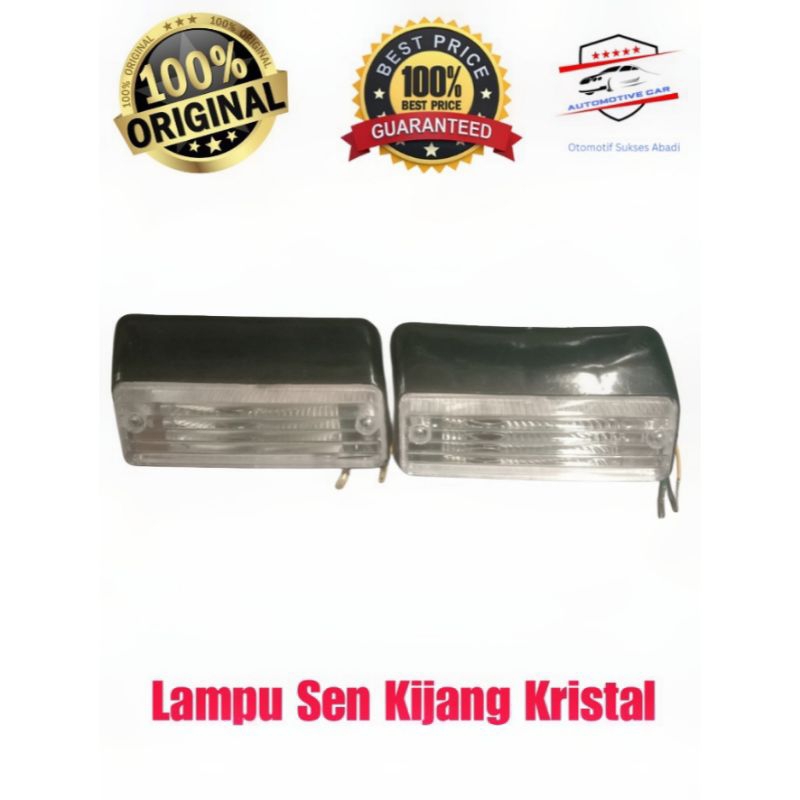 Lampu Sen Sein Bumper Kijang Grand Kristal Mika Putih Lampu Bumper Depan Komplit Toyota Kijang