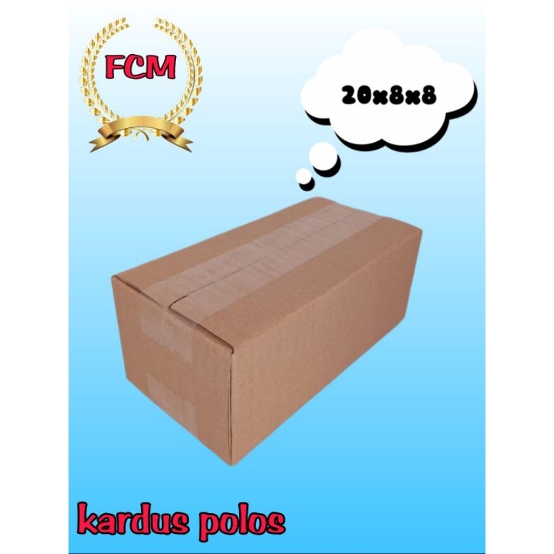 

kardus keci UK 20x8x8 kardus polos