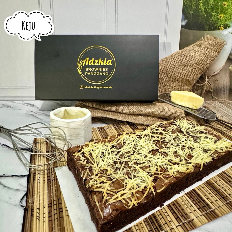 

Brownies Panggang Ukuran 22x10 cm | Fudgy Brownies | Keju