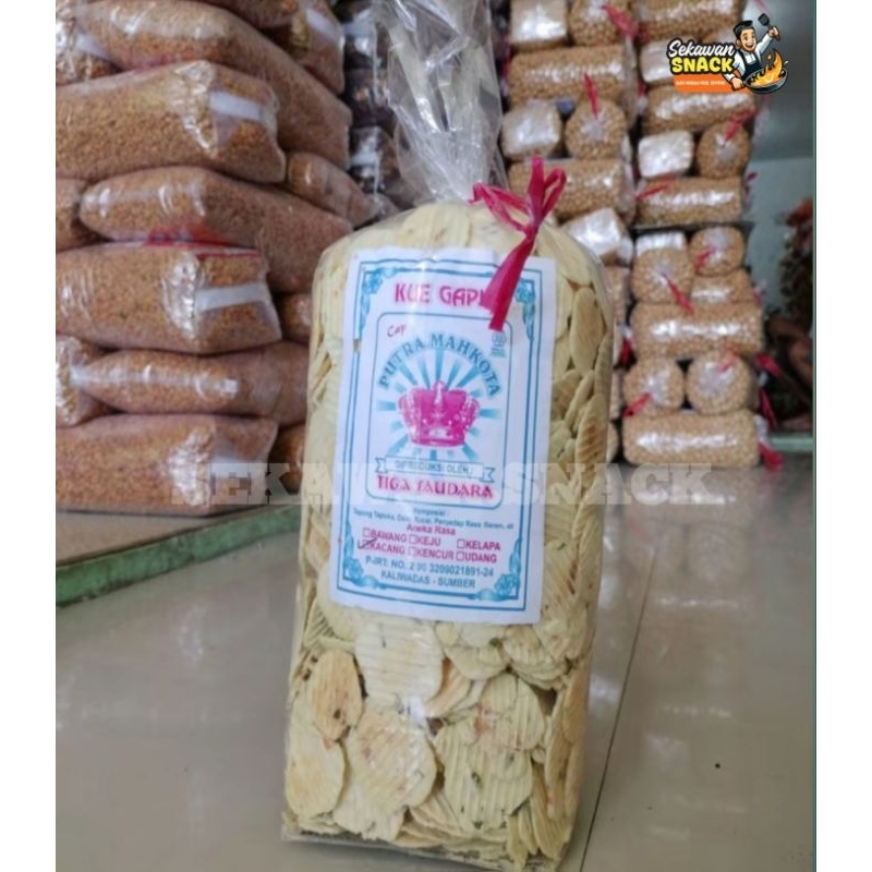 

GAPIT 1kg GURIH RENYAH|SIMPING KHAS CIREBON|KACANG|KENCUR|BAWANG|KEJU|MANIS