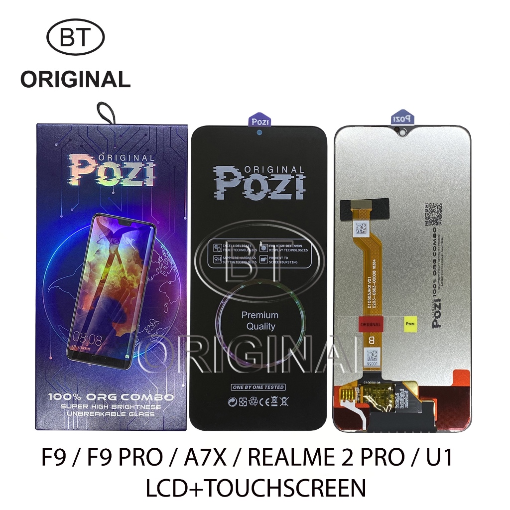 LCD OPPO F9 - F9 PRO - A7X - REALME 2 PRO - U1 - ORIGINAL ORG POZI