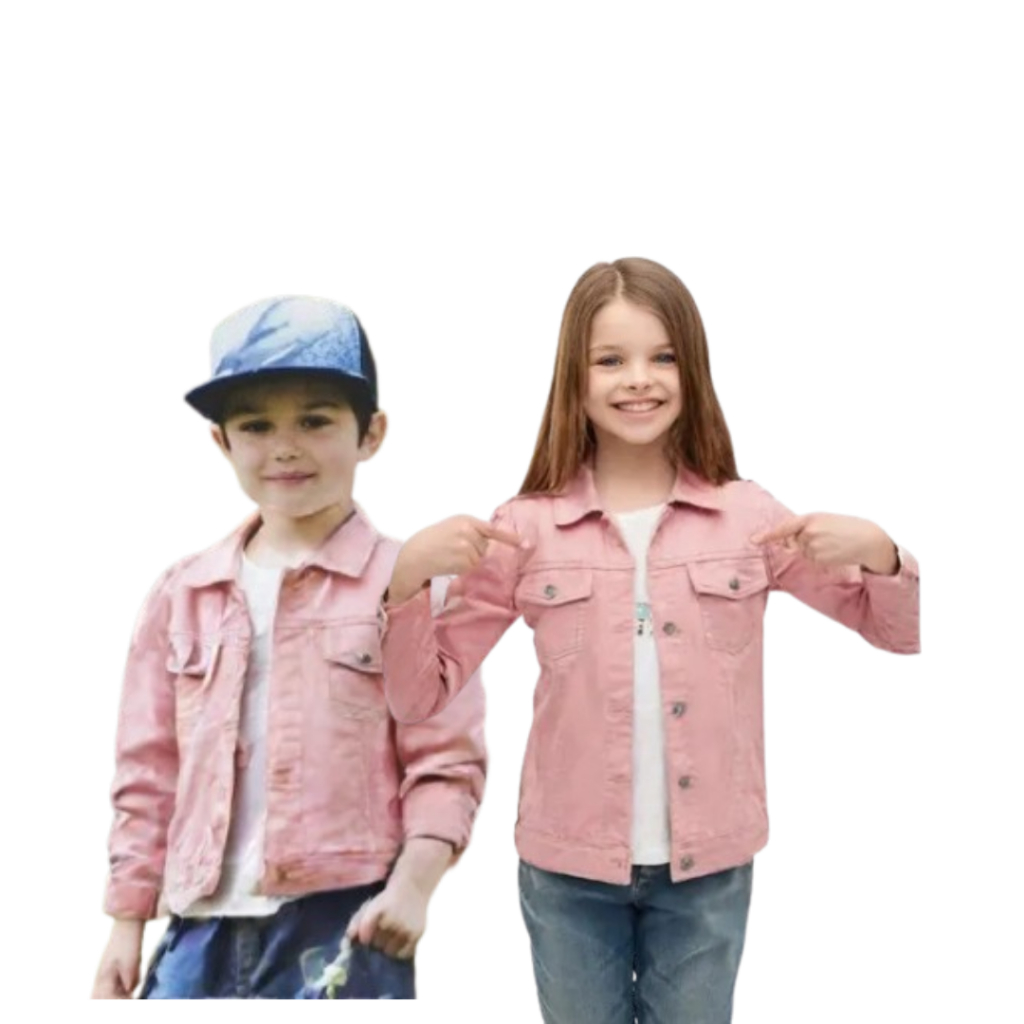 hanhan JAKET DENIM ANAK LAKI-LAKI/PEREMPUAN UNISEX USIA 1TAHUN SAMPAI 1TAHUN