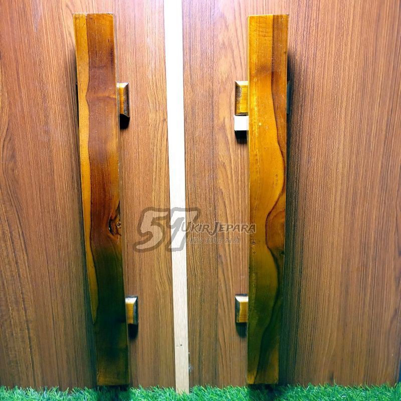 Handle Handel Gagang Tarikan Untuk Pintu Rumah/ Kupu Tarung/ Kamar Model Simpel Minimalis Bahan Kayu