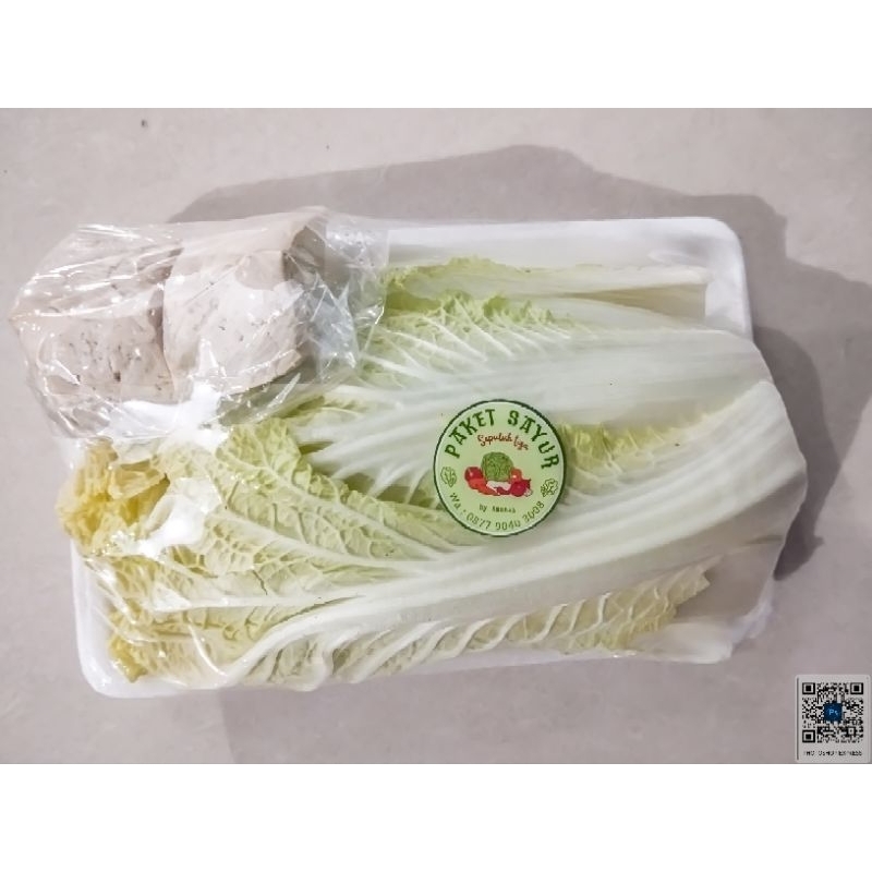 

Paket sayur cah sawi tahu