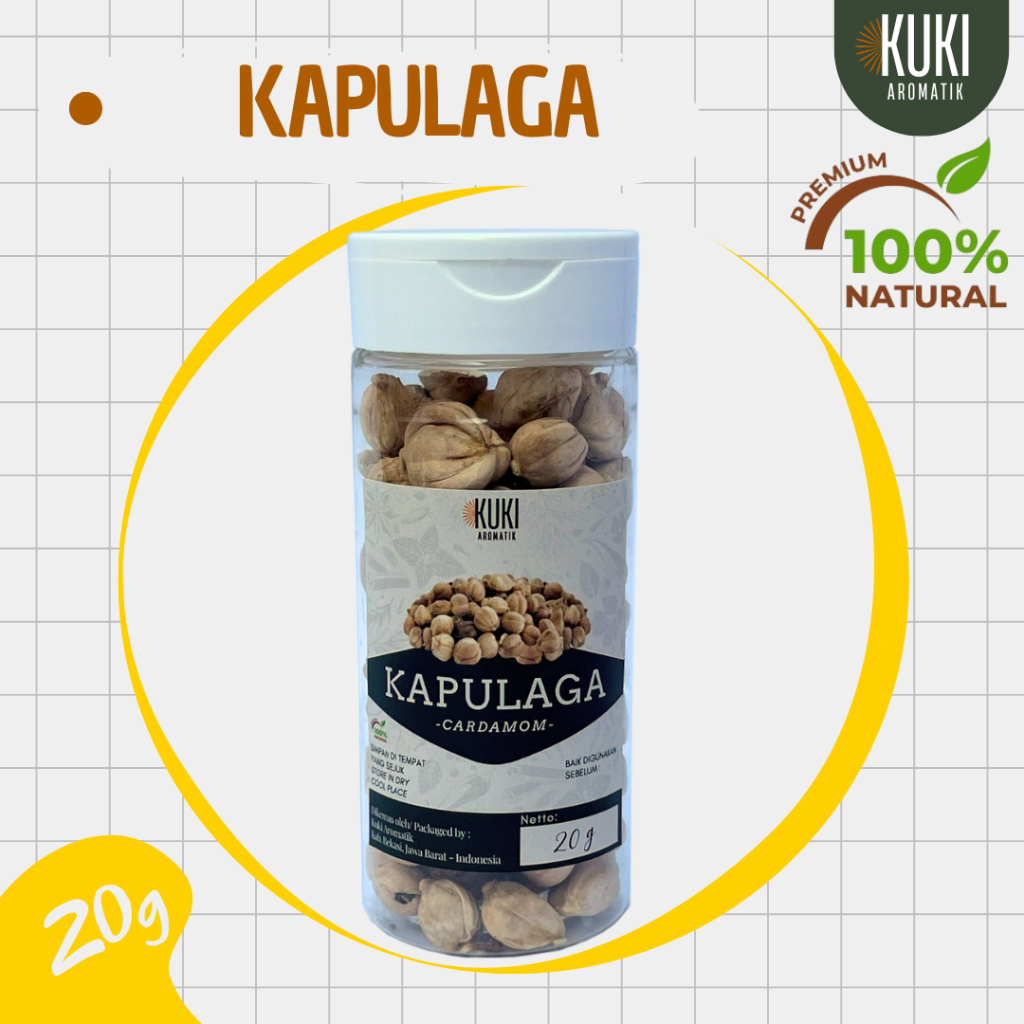 

Kapulaga | Cardamom 20g 25g 60g | Bumbu Dapur | Rempah 100% Natural | Kualitas Premium
