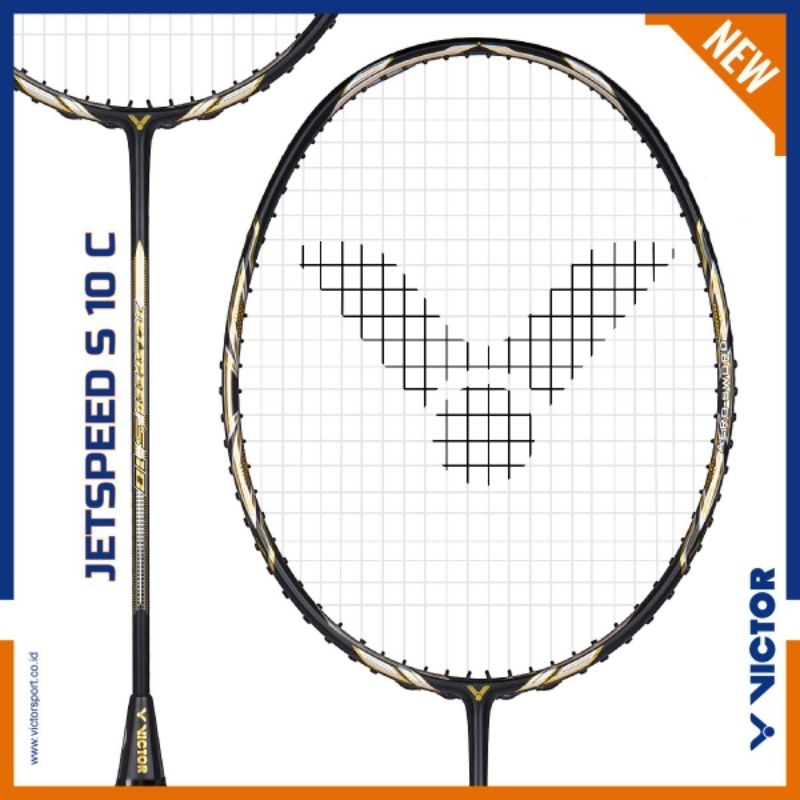 RAKET BADMINTON VICTOR JETSPEED S 10 JS10 JS-10 ORIGINAL