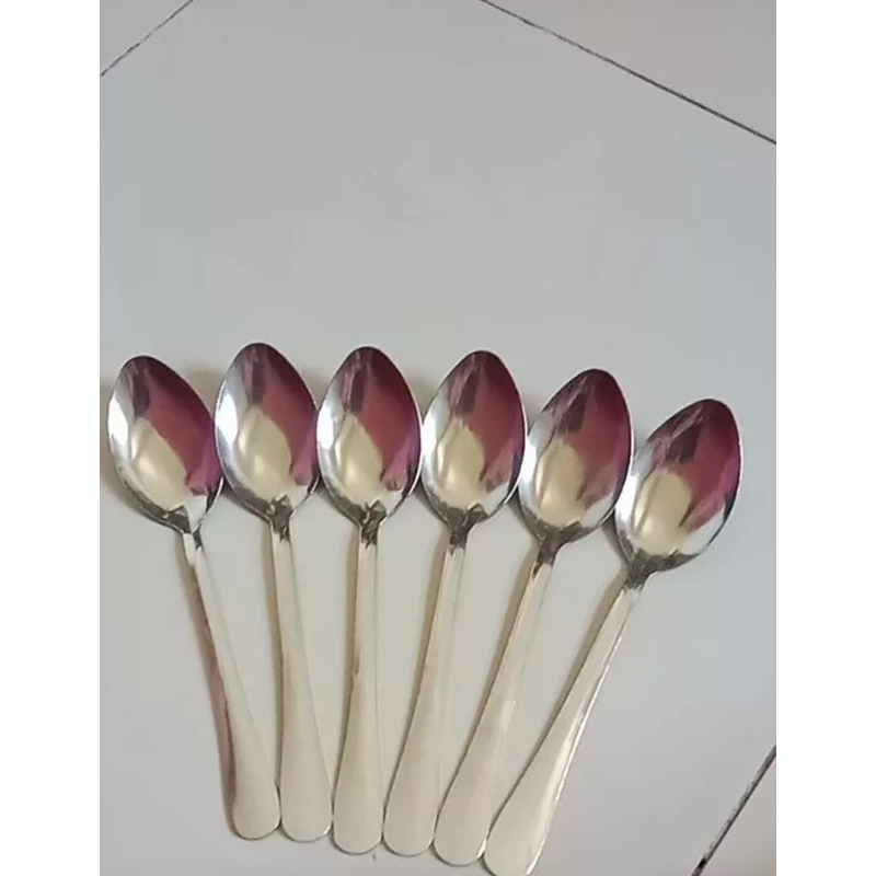 sendok makan stainless tebal 1 lusin