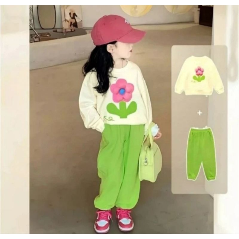 SETELAN BAJU ANAK PEREMPUAN MODEL BUNGA UNTUK USIA 1-12 TAHUN SETELAN BAJU ANAK PEREMPUAN 12 TAHUN S