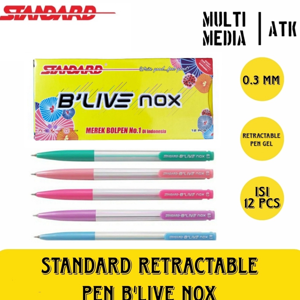 

KODE F58P PEN STANDARD BLIVE NOX PULPEN CETREK BLIVE 3mm ISI 12