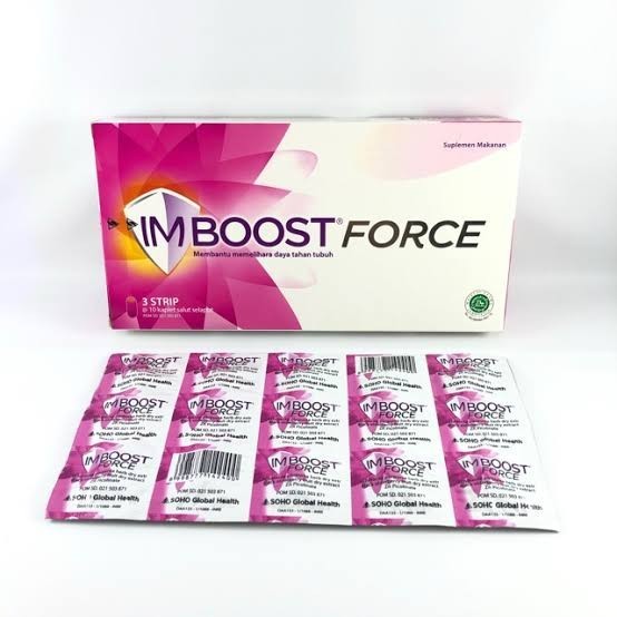 IMBOOST FORCE TABLET BOX ISI 30 TABLET / 1 STRIP 10 TABLET