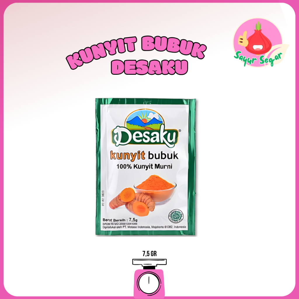 

Sayur Segar - Desaku Kunyit Bubuk/Turmeric Powder 7,5 gr