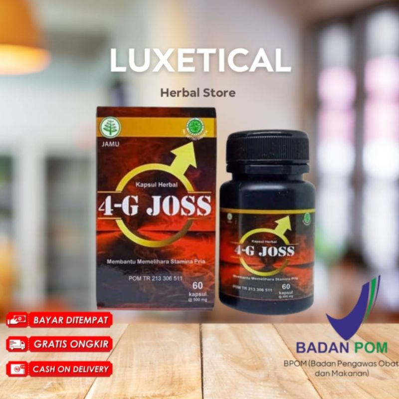 4G JOSS OBAT MENINGKAT STAMINA PRIA BERKUALITAS ASLI ORIGINAL HERBAL