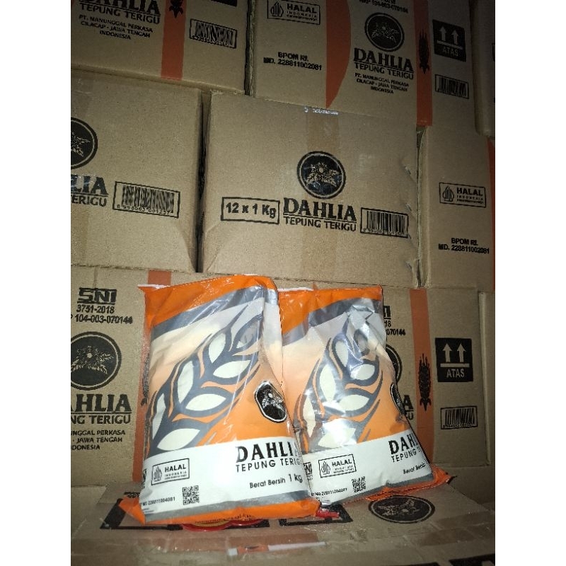

Tepung Tergu Dahliah Kemasan Baru -Netto 1kg (1 Dus Isi 12 pcs)