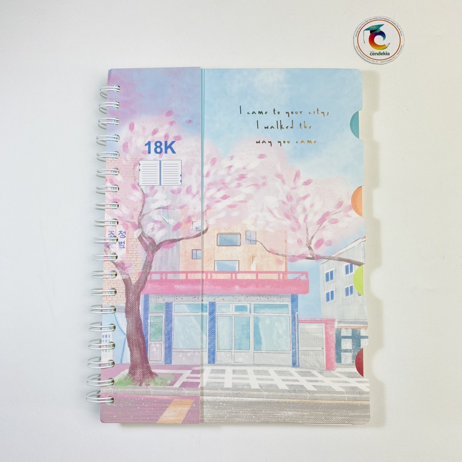 

Buku Notebook Spiral Aesthetic Hard Cover B5 - Came to Your City - City