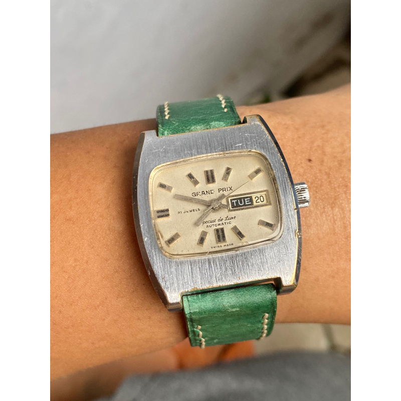 80’s JOWIS$a GRAND PRlx Special De Luxe 21 Jewels Automatic Ronda-matic