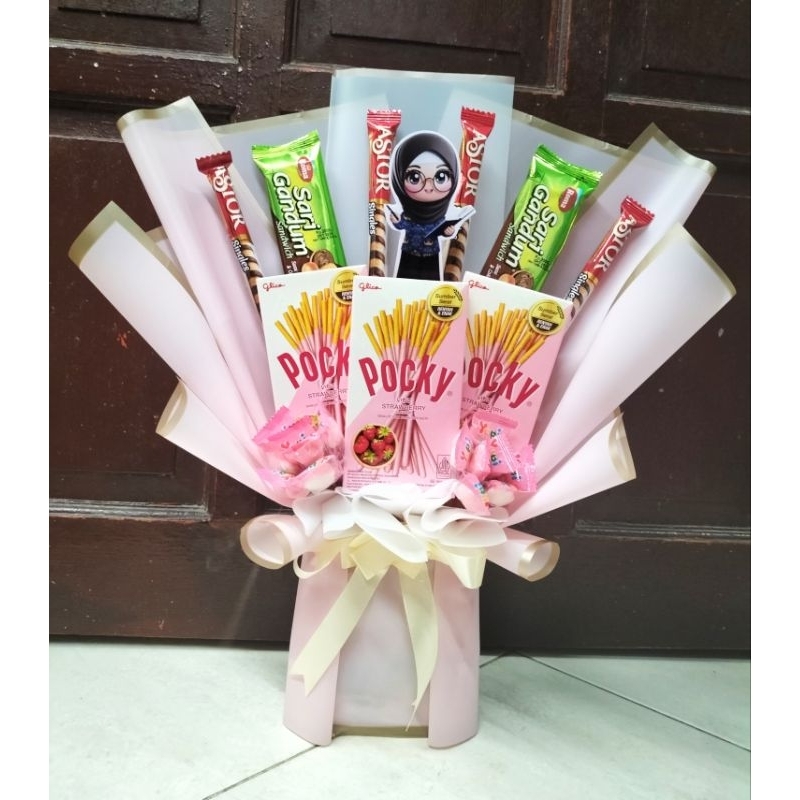 

Buket Snack hari guru/graduation/ultah
