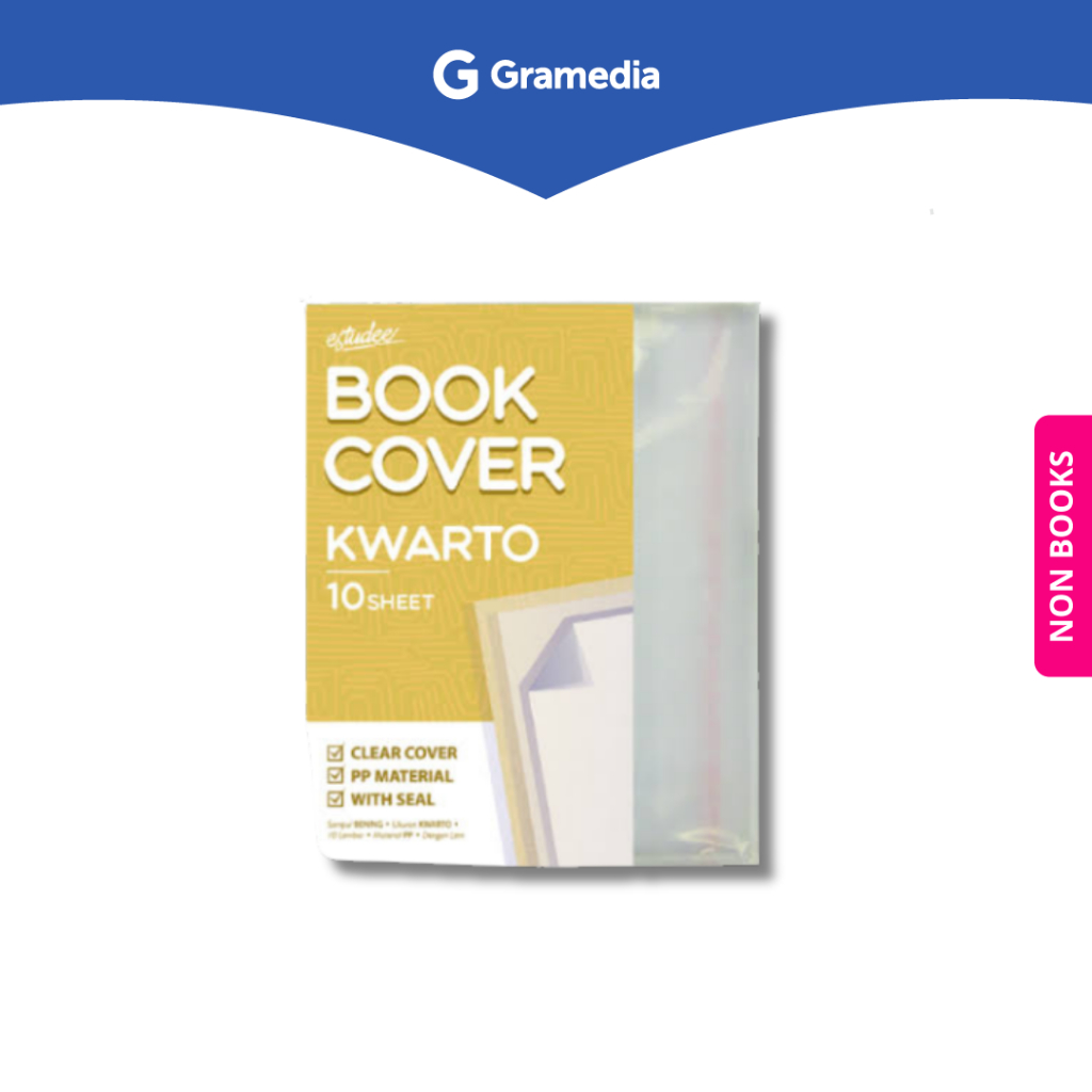 

Gramedia Depok - ESTUDEE SAMPUL PP SEAL KWARTO ISI 10 I Sampul Plastik