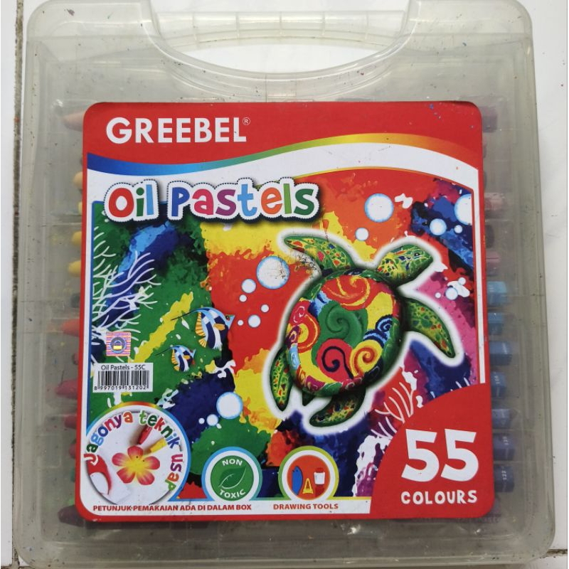 

GREEBEL OIL PASTELS 55 COLOURS (PRELOVED)