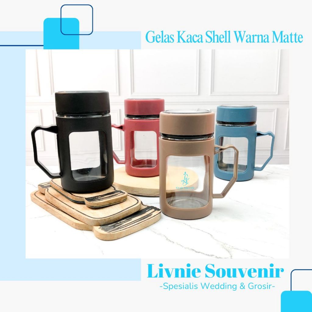 Souvenir Gelas Cangkir Mug Ganteng Kemasan Mika