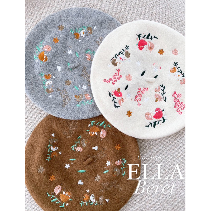 Ella Beret Hat /Baret korean style