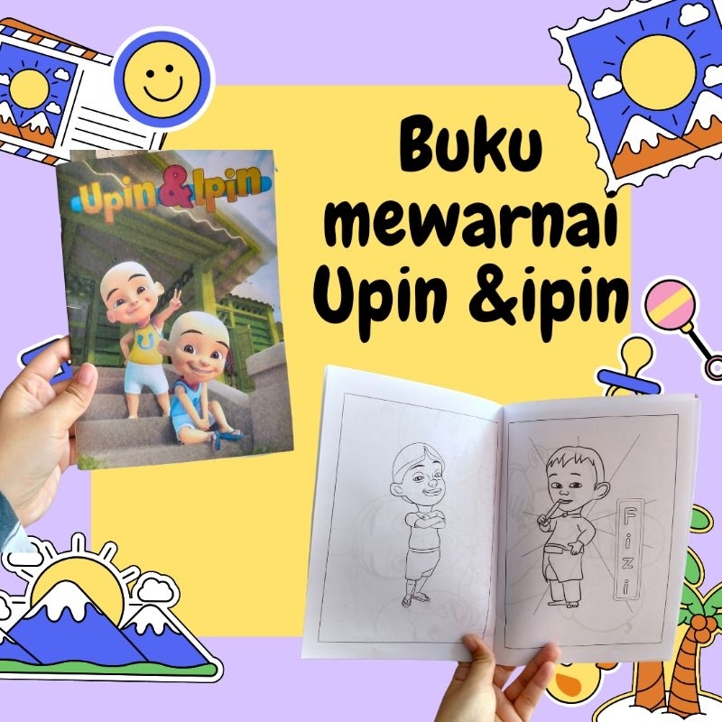 BUKU MEWARNAI UPIN&IPIN