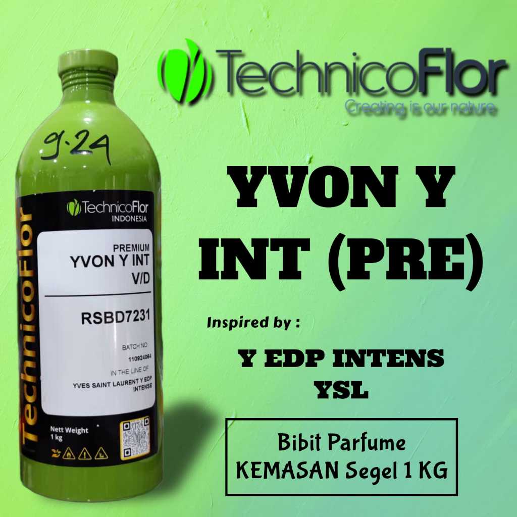 TFI - YVON Y INT [ PRE ] | Bibit parfume murni segel pabrik kemasan 1 KG - YsL Y EDP Intens